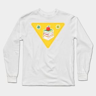 Back to School Book Pile Long Sleeve T-Shirt